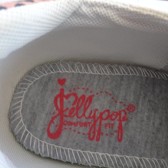 Jelly Pop stylish flat sneaker, cream, Chita print, like new, 9, - Picture 5 of 8
